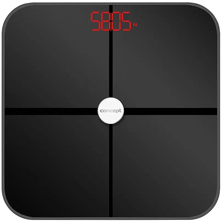 Діагностичні ваги VO4011, чорні - Concept Body Composition Smart Scale — фото N1