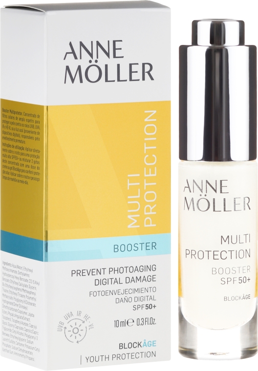 Бустер для обличчя - Anne Moller Blockage Multi-Protection Booster SPF50+ — фото N1