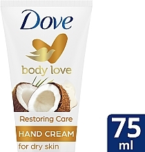 Крем для рук с кокосовым маслом и миндальным молочком - Dove Nourishing Secrets Restoring Ritual Hand Cream — фото N2