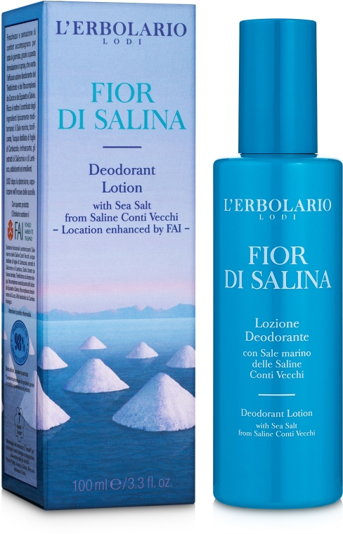Лосьон-дезодорант "Соленый Бриз" - L'Erbolario Fior Di Salina Deodorant Lotion — фото N1