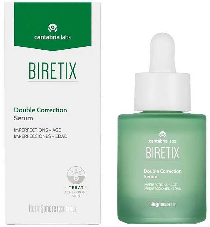 Сироватка для обличчя - Cantabria Labs Biretix Serum Doble Correccion — фото N1