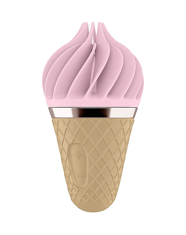Вібратор кліторальний "Морозиво", рожевий - Satisfyer Layons Sweet Temptation — фото N1