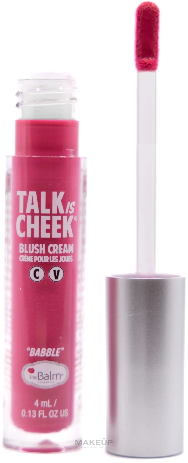 Румяна для лица - TheBalm Talk is Cheek Blush Cream — фото Babble