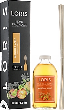 Аромадифузор "Манго і яблуко" - Loris Parfum Home Fragrance Reed Diffuser — фото N1