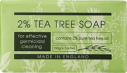Мыло "Чайное дерево" - The English Soap Company Take Care Collection 2% Tea Tree Soap — фото N1