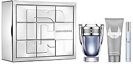 Духи, Парфюмерия, косметика Paco Rabanne Invictus - Набор (edt/100ml + edt/10ml + sh/gel/100ml)