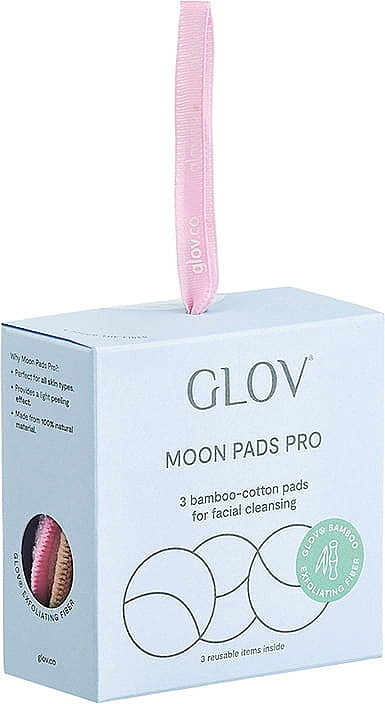 Косметические диски для снятия макияжа многократного использования, 3 шт. - Glov Moon Pads Pro — фото N1
