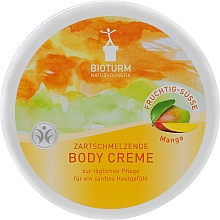 Духи, Парфюмерия, косметика Крем для тела "Манго" - Bioturm Mango Body Cream