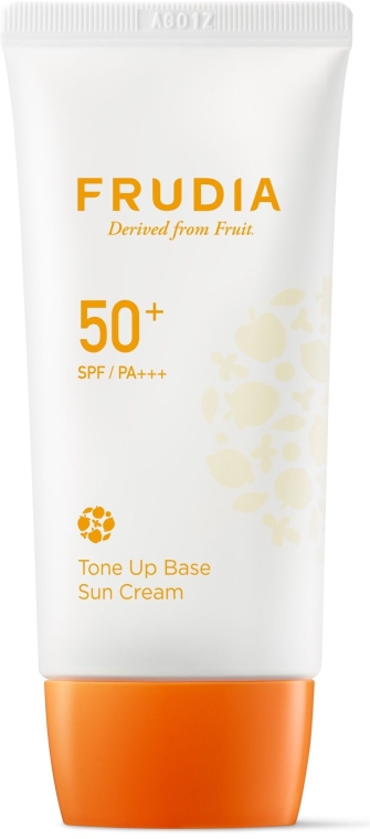 Сонцезахисний крем-основа для обличчя - Frudia Tone Up Base Sun Cream SPF50 — фото N2