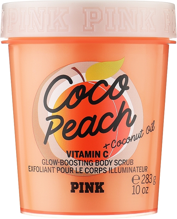 Скраб для тела - Victoria's Secret Coco Peach Glow Boosting Body Scrub — фото N1