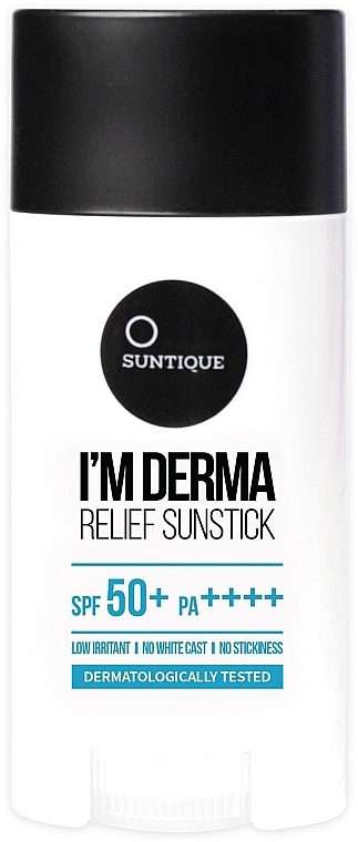 Солнцезащитный крем SPF50+ - Suntique I'M Derma Relief Sunstick — фото N1
