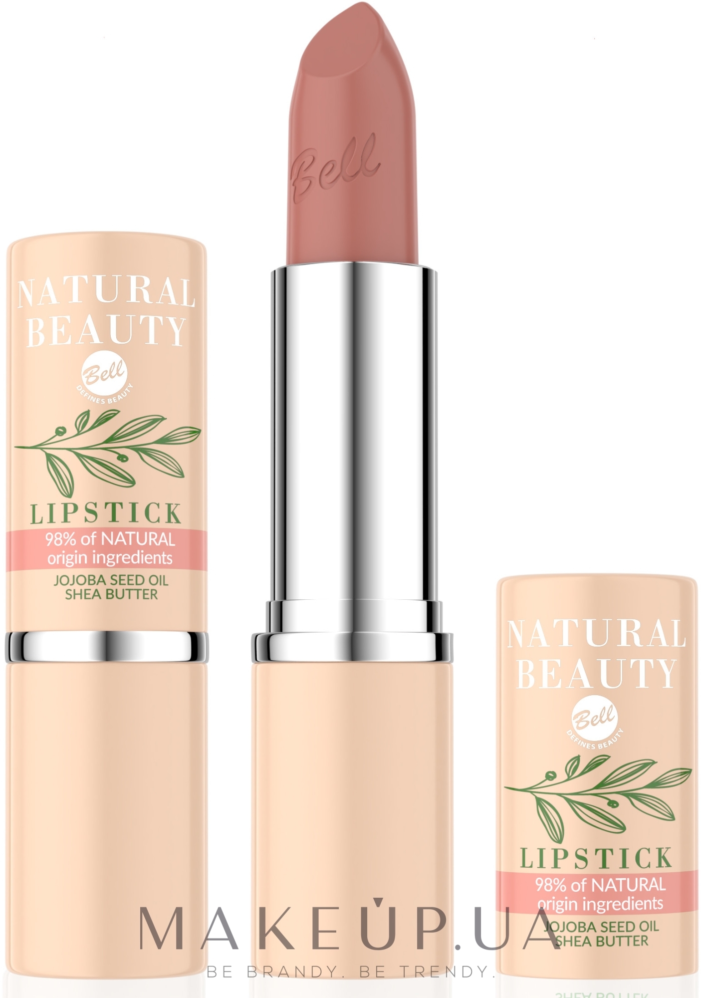 Зволожувальна помада для губ - Bell Natural Beauty Lipstick — фото 01 - Falling Leaves