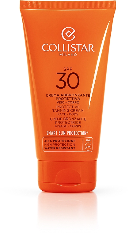 Крем для засмагання - Collistar Ultra Protection Tanning face and body Cream SPF 30