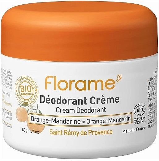 Кремовий дезодорант «Апельсин-мандарин» - Florame Orange-Mandarine Cream Deodorant — фото N1