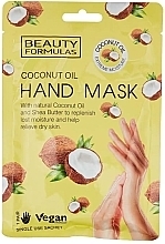 Парфумерія, косметика Маска для рук з кокосовим маслом - Beauty Formulas Coconut Oil Hand Mask