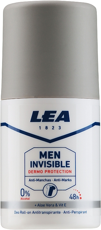 Шариковый дезодорант - Lea Men Invisible Antyperspirant Roll-On — фото N1