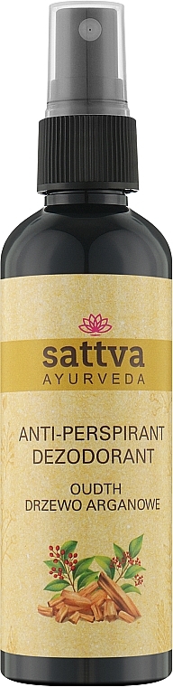 Натуральний дезодорант на водній основі - Sattva Oudh Anti-Perspirant — фото N1