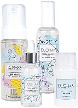 Духи, Парфюмерия, косметика Подарочный набор "Beauty Skin" - Dushka (f/foam160ml + tonik/100ml + srum/30ml + f/cr/50ml)