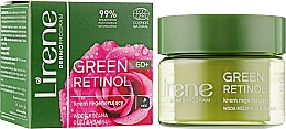 Духи, Парфюмерия, косметика Регенерирующий ночной крем для лица - Lirene Green Retinol Regenerating Night Cream 60+