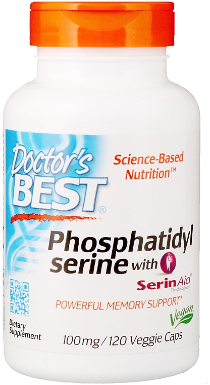 Фосфатидилсерин з SerinAid, 100 мг, капсули - Doctor's Best — фото N1
