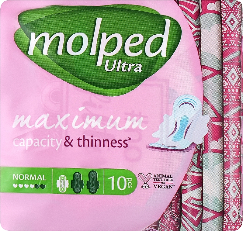 Гігієнічні прокладки Ultra Normal, 10 шт - Molped — фото N1