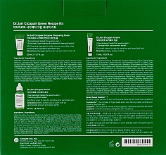 Набор - Dr. Jart+ Cicapair Green Recipe Kit (toner/60ml + foam/30ml + f/cr/15ml) — фото N3