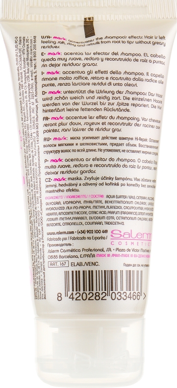 Шампунь для антивікового відновлення - Salerm Hi-Repair Shampoo — фото N2