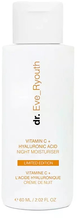 Нічний зволожувальний крем для обличчя - Dr. Eve_Ryouth Vitamin C + Hyaluronic Acid Night Moisturiser Limited Edition — фото N1