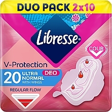 Гигиенические прокладки Ultra Deo с крылышками, 20шт - Libresse Ultra Thin Normal Soft Deo — фото N1