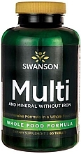 Парфумерія, косметика Харчова добавка - Swanson Multi and Mineral Without Iron, 90 шт.