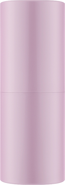 Набір пензлів CS-207R у пластиковій тубі, рожевий, 12 шт. - Cosmo Shop — фото N2