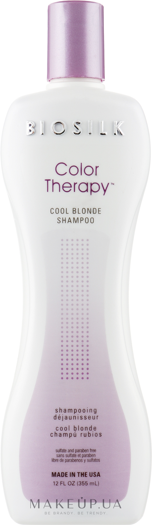 Шампунь для защиты цвета светлых и осветленных волос - BioSilk Color Therapy Cool Blonde Shampoo — фото 355ml