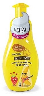 Рідке мило для рук - The Fruit Company Hand Soap In Mousse Format Platano — фото N1