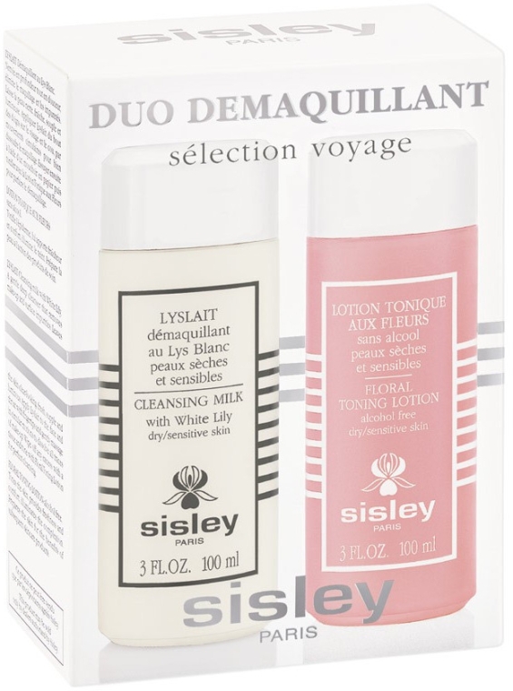 Набір - Sisley Travel Duo Cleansing Kit (milk/100ml + lot/100ml) — фото N1