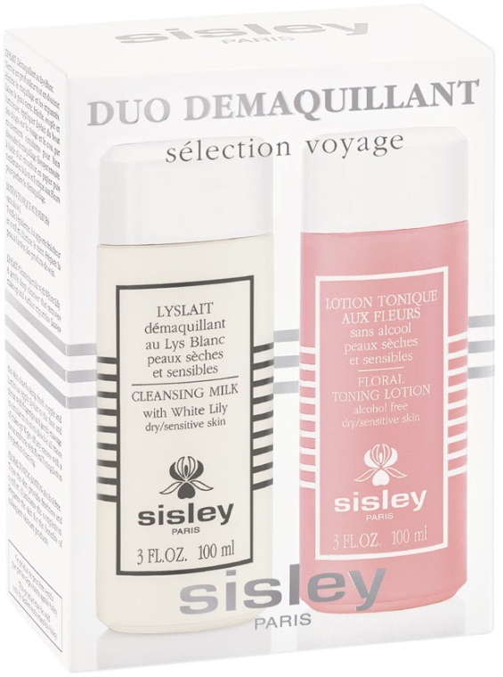 Набор - Sisley Travel Duo Cleansing Kit (milk/100ml + lot/100ml) — фото N1