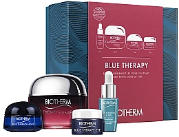 Парфумерія, косметика Набір - Biotherm Blue Therapy (cr/50ml + eye/cr/15ml + elixir/7ml + n/f/cr/15ml)