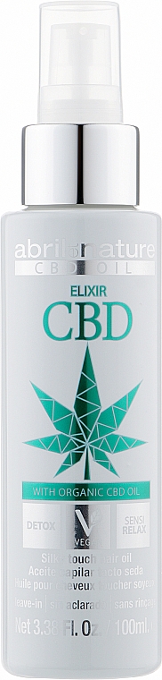 Набір - Abril et Nature CBD Cannabis Oil Elixir (shm/250ml + h/mask/200ml + h/oil/100ml) — фото N7