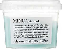 Парфумерія, косметика Маска для додання блиску і захисту кольору волосся - Davines Minu Mask 