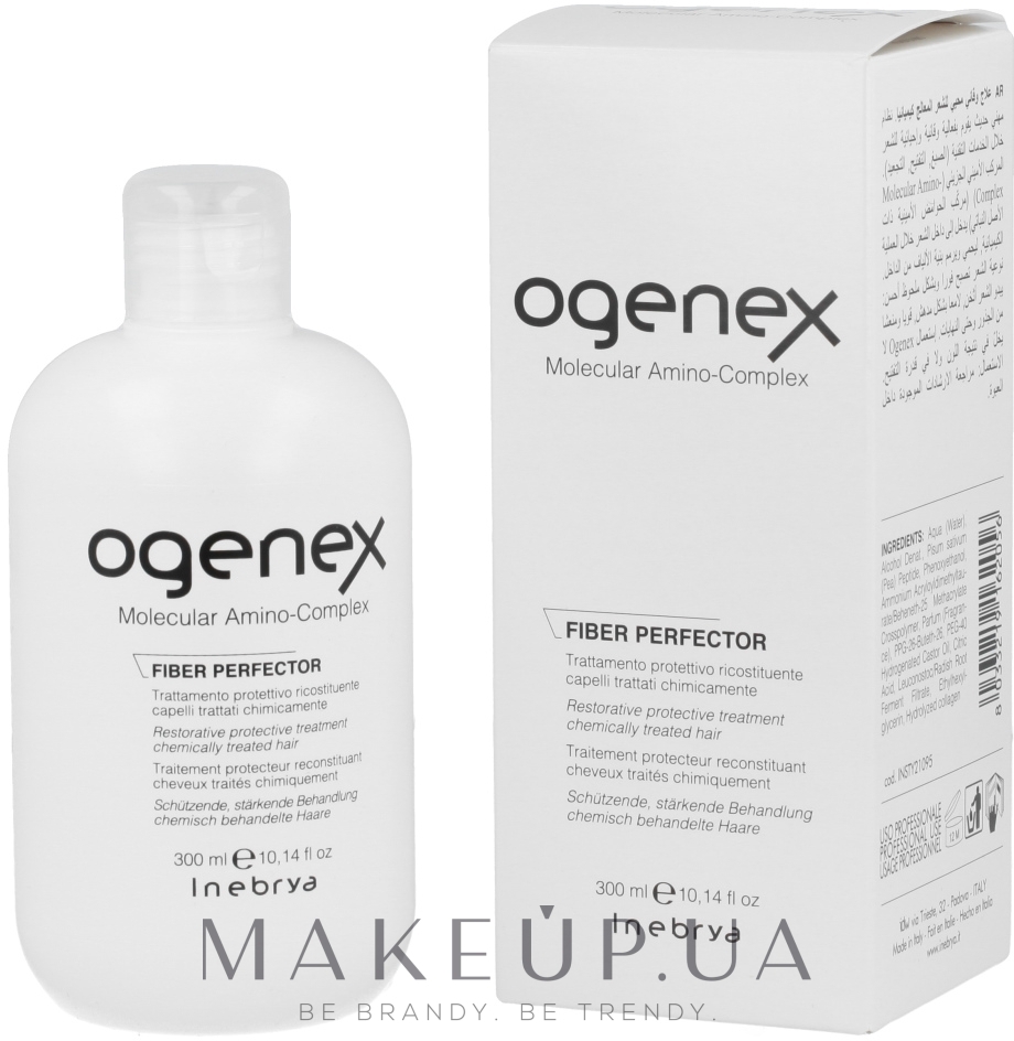 Система відновлення і захисту волосся під час хімічних процедур - Inebrya Ogenex Fiber Perfector — фото 300ml