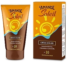 Солнцезащитный крем - L'amande Soleil Crema Solare SPF 10 — фото N1