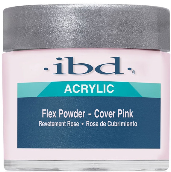 Акрилова пудра, камуфлювальна, рожева - IBD Flex Powder Cover Pink — фото N1