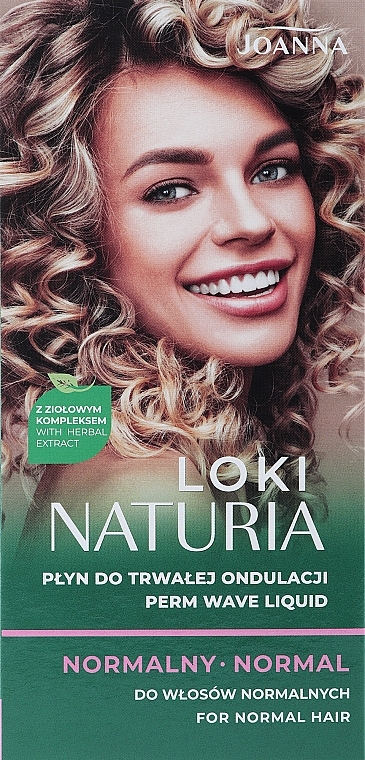 Жидкость для перманентной завивки волос - Joanna Naturia Loki Normal Perm Wave Liquid — фото N1