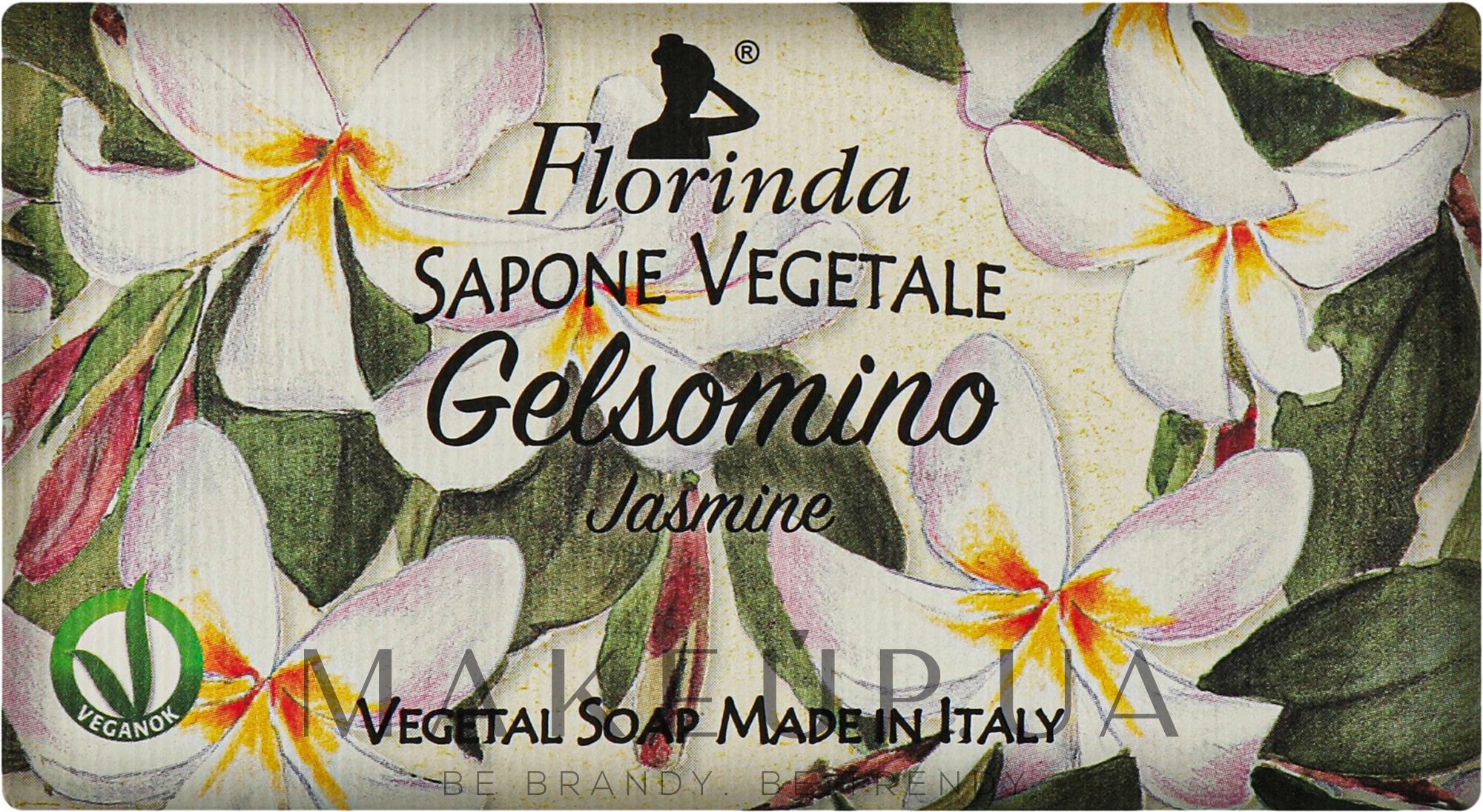 Мыло натуральное "Жасмин" - Florinda Sapone Vegetale Jasmine — фото 100g