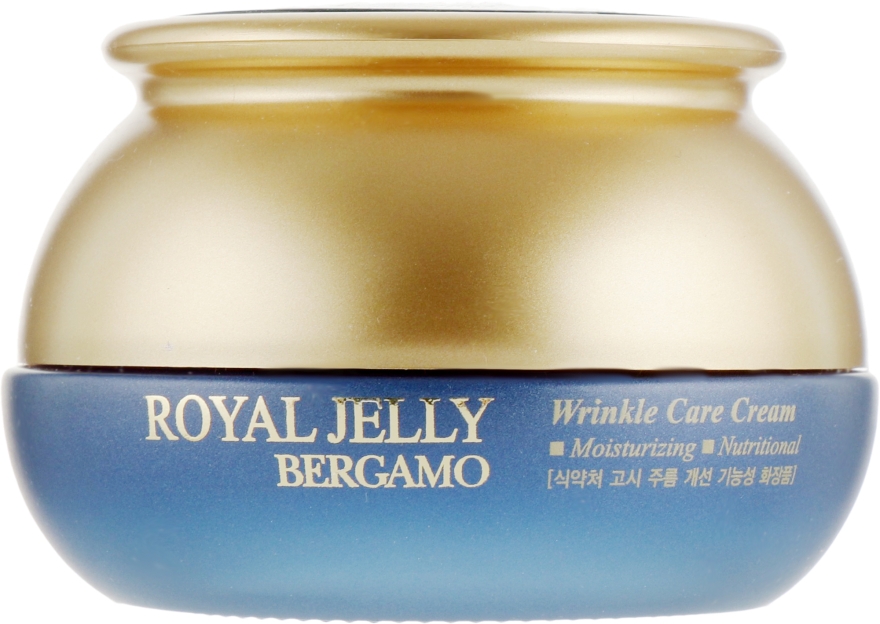 Омолоджуючий крем для обличчя з маточним молочком - Bergamo Royal Jelly Wrinkle Care Cream — фото N2