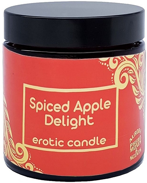 Ароматическая свеча - Aurora Spiced Apple Delight Erotic Candle — фото N1