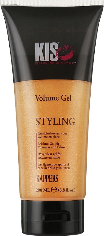 Невесомый гель для объема и блеска волос - Kis Styling Volume Gel Weightless Gel For Volume And Shine