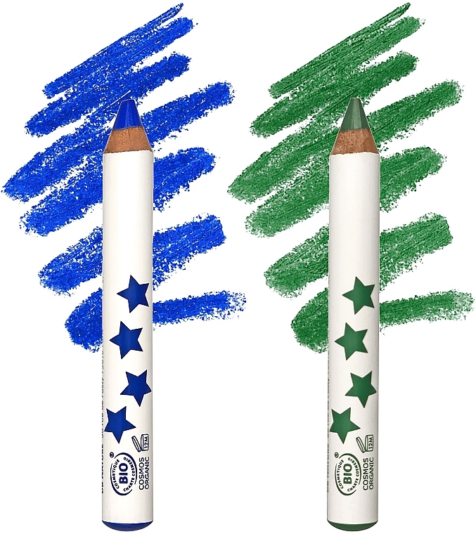 Набор из двух карандашей - Inuwet Heroboy Blue & Green — фото N2