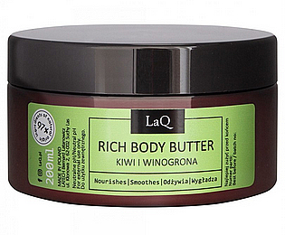 Питательное и разглаживающее масло для тела - LaQ Rich Body Butter Kiwi and Grapes — фото N1