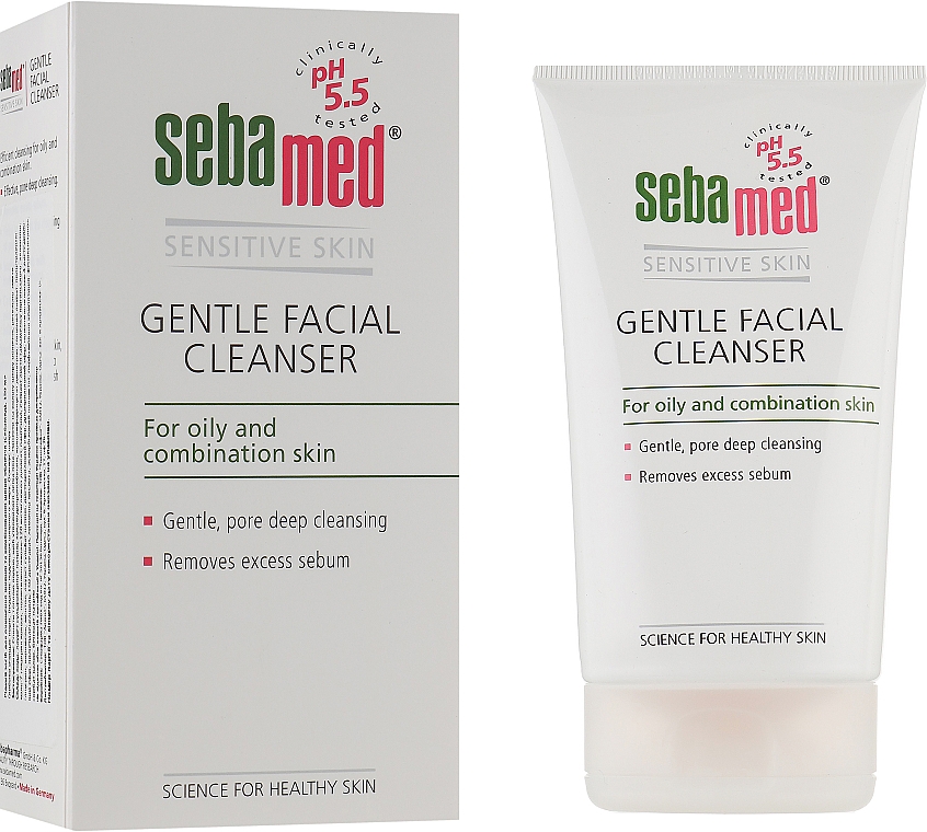 Очищающее средство для жирной и комбинированной кожи - Sebamed Facial Cleanser For Oily And Combination Skin