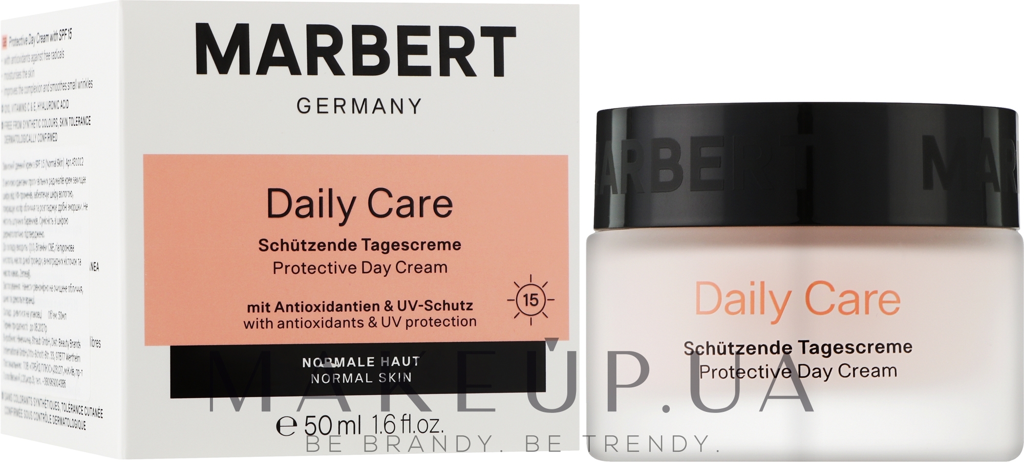 Захисний денний крем із SPF15 - Marbert Daily Care Schutzende Tagescreme — фото 50ml